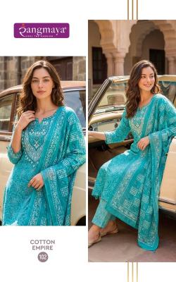 Rangmaya cotton empire wholesale designer kurtis and gowns